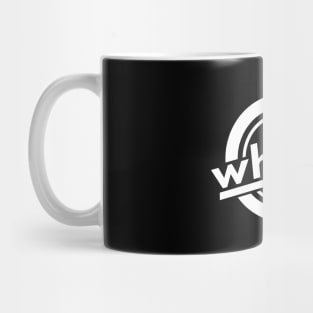 Wheely Logo White, Back Mug